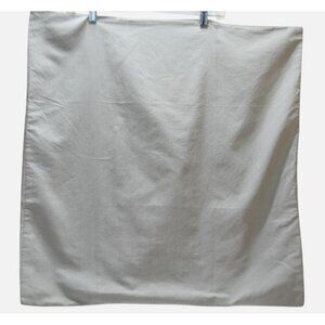 Restoration Hardware Italian 500TC Gray Sateen Chambray Euro Shams Set of 3 Luxe